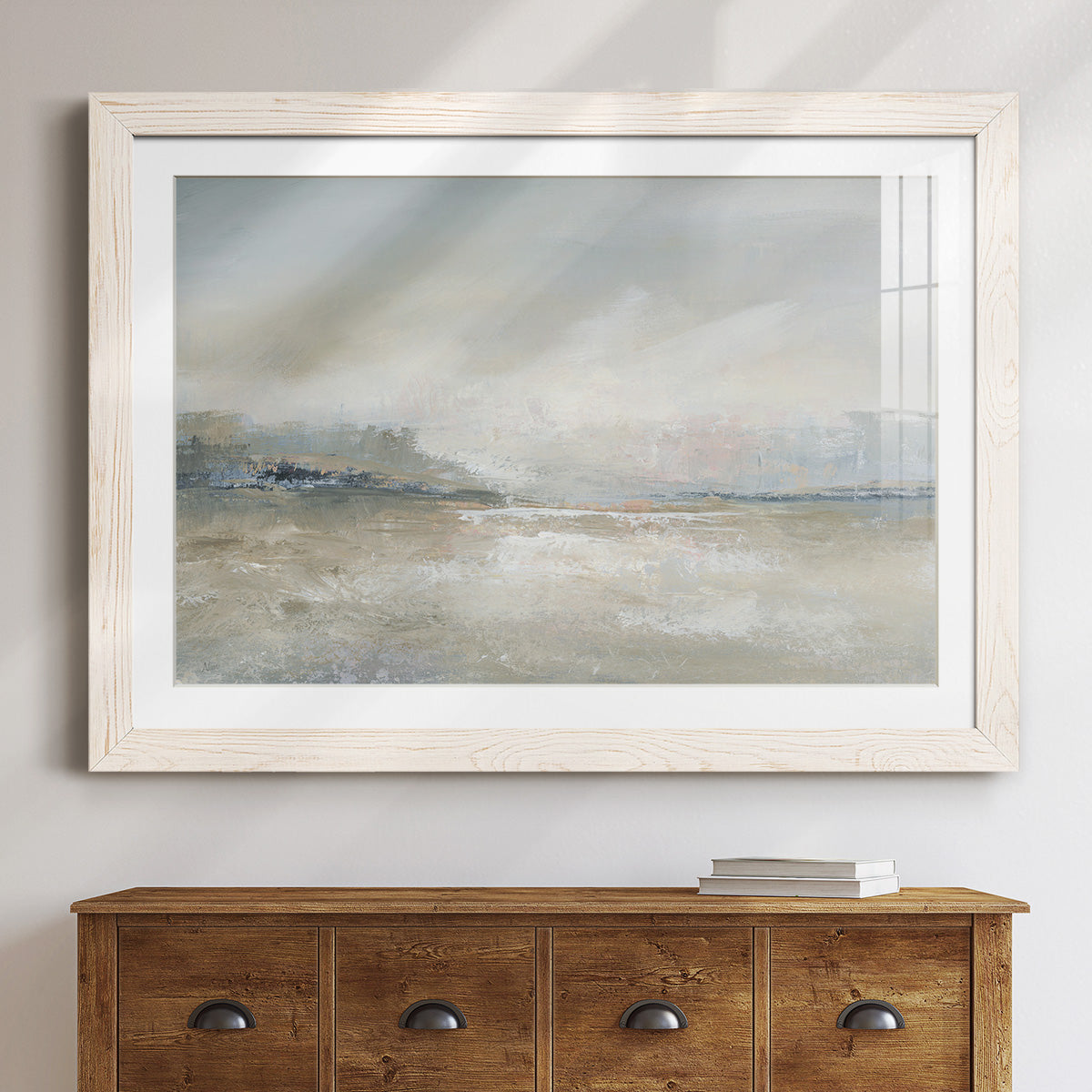 Horizon Haze - Barnwood Framed Art Print