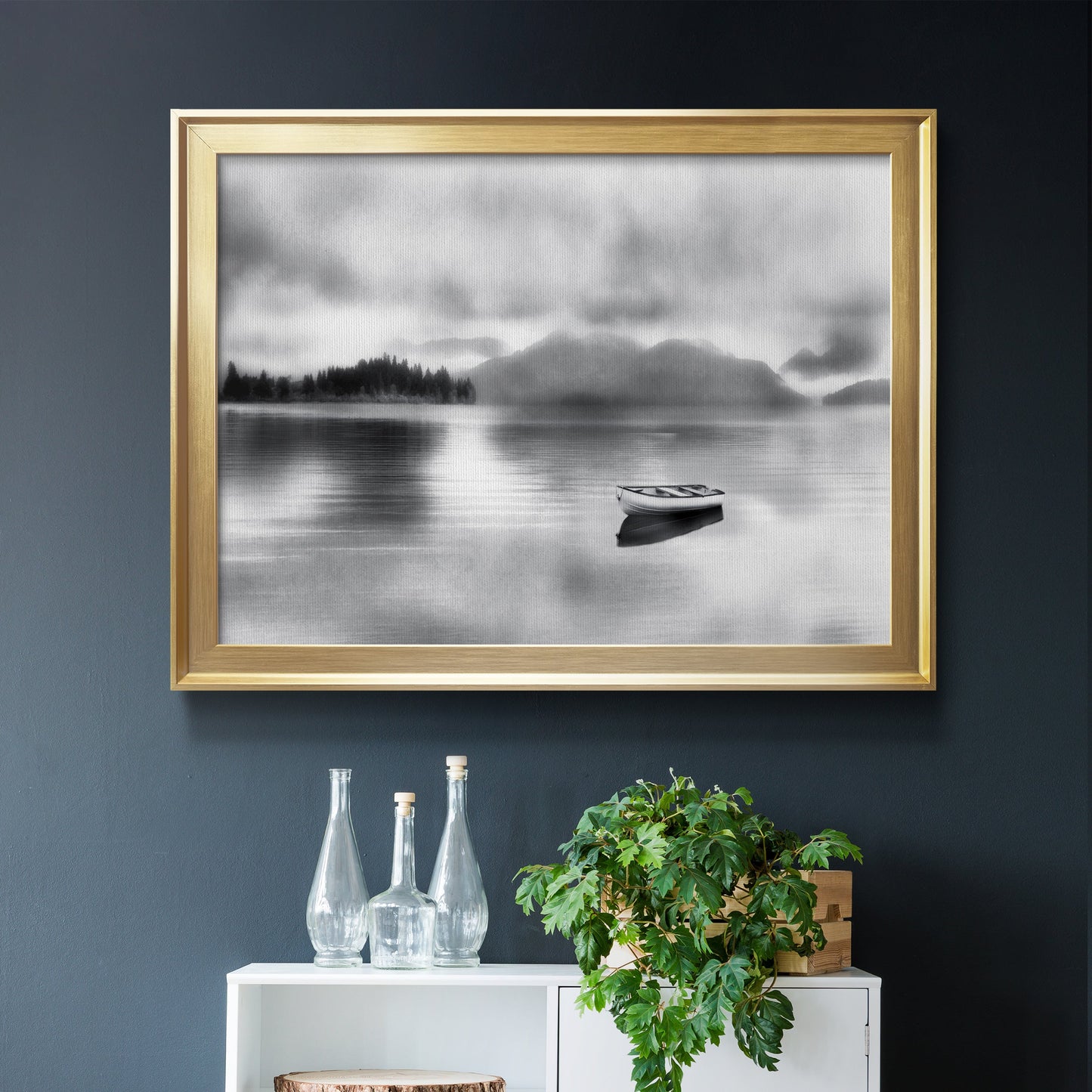 Mystic Moment - Modern Framed Canvas Print