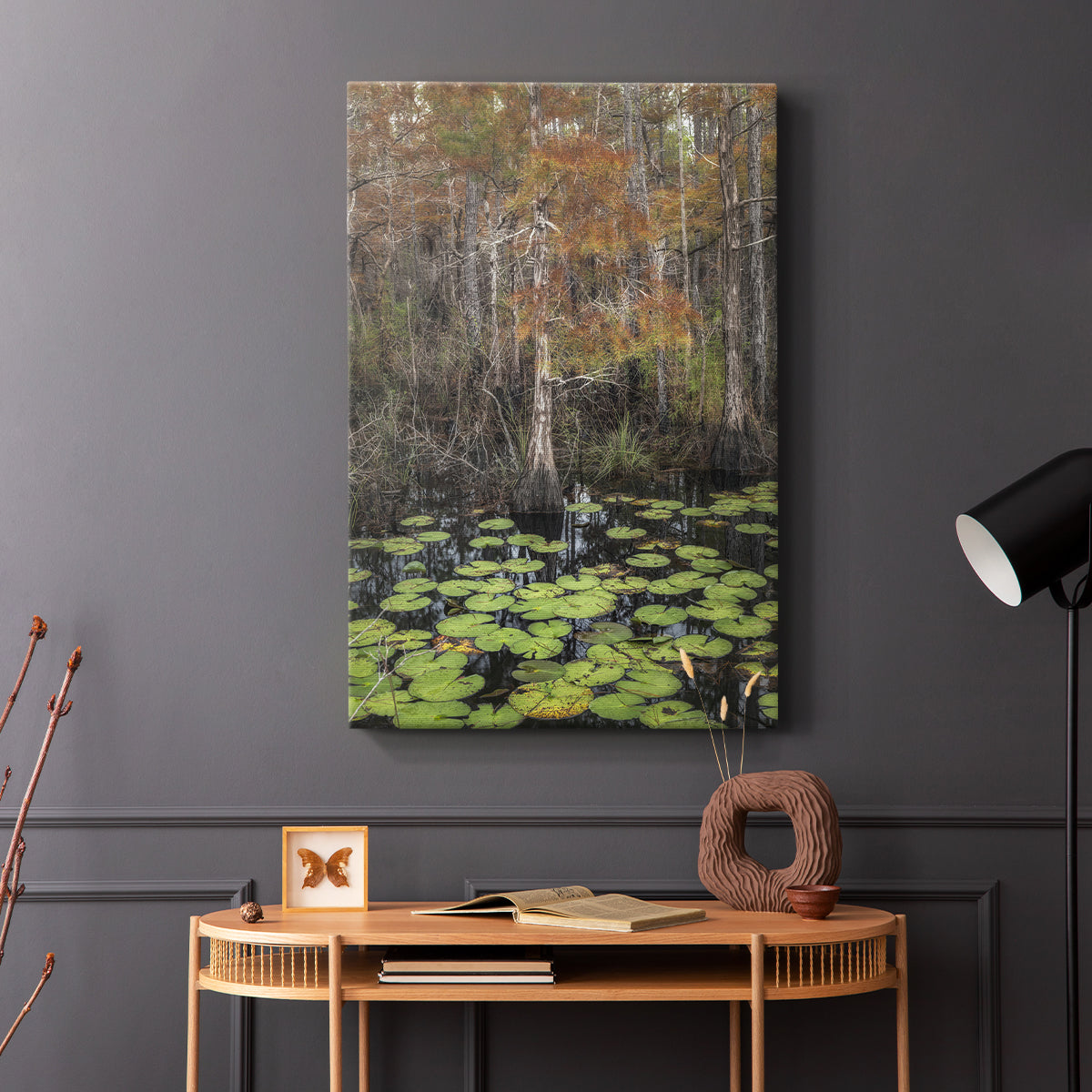 Black Water I - Canvas Art Print