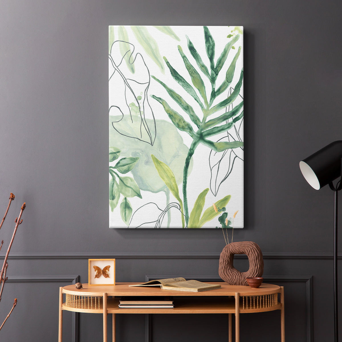 Tropical Palm Chorus III - Canvas Art Print