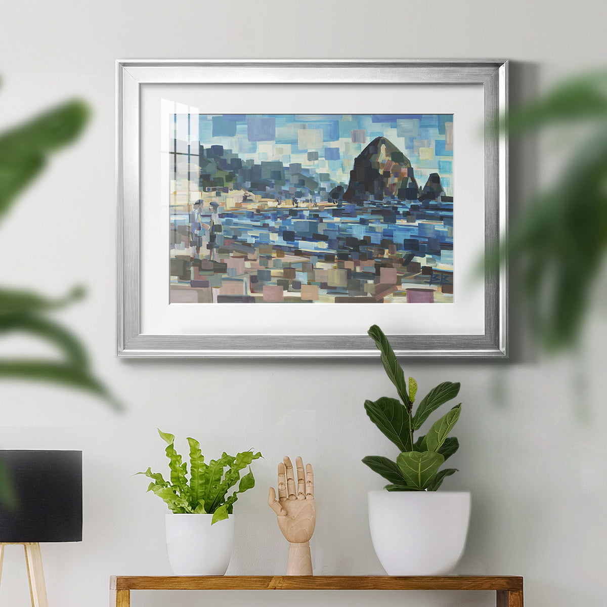 Evening in Cannon Beach - Modern Framed Art Print