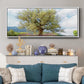 Olive Tree and Lavender - Floater Framed Canvas Print