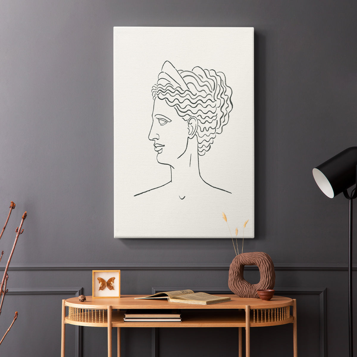 Greek Busts III - Canvas Art Print