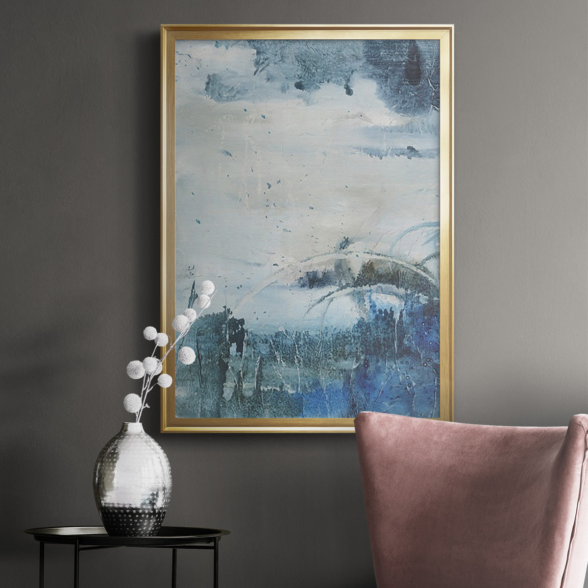 Coastal Seas II - Modern Framed Canvas Print