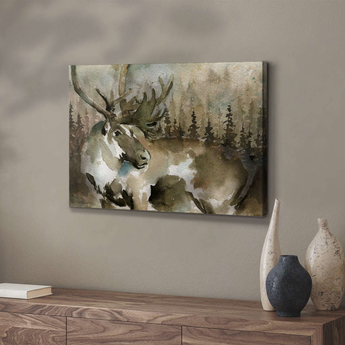 Lodge Twilight III - Canvas Art Print
