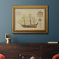 Antique Ship Plan VIII Premium Framed Canvas- Ready to Hang