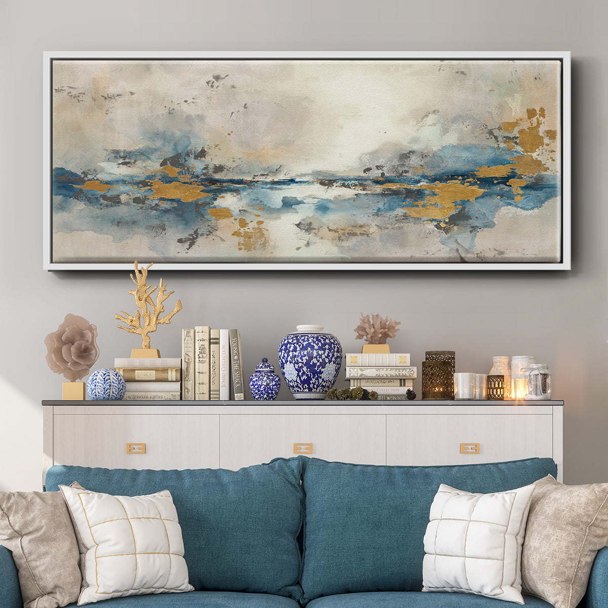 Repose - Floater Framed Canvas Print
