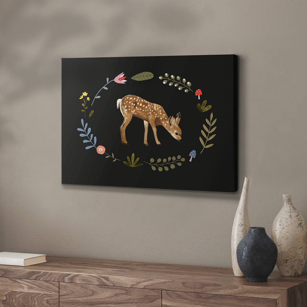 Critter & Foliage III - Canvas Art Print