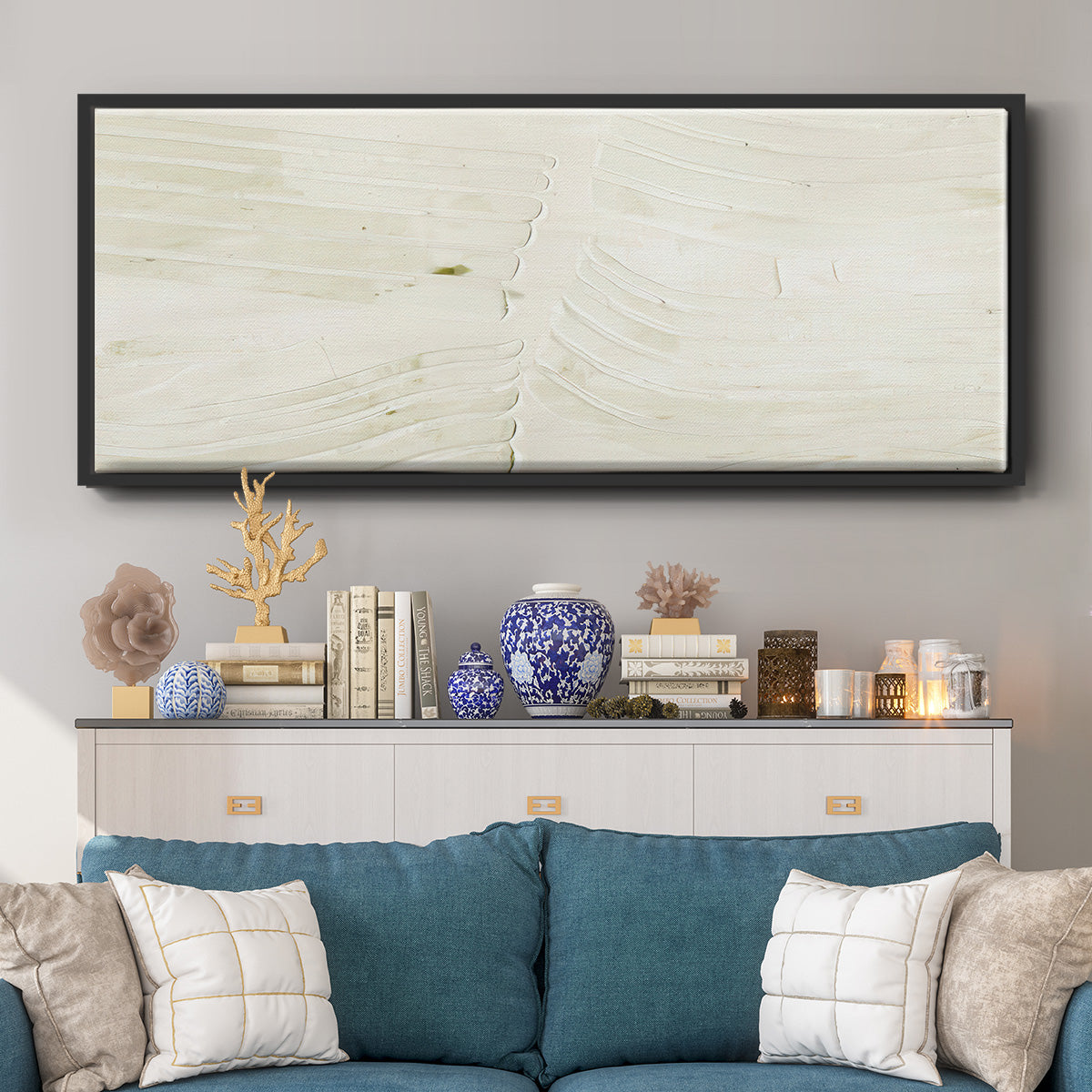 Roll Crossing I - Floater Framed Canvas Print