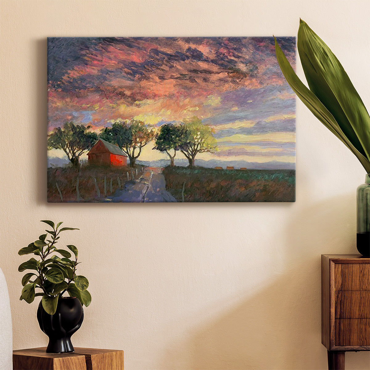 Fire in the Sky Premium Gallery Wrapped Canvas - Ready to Hang