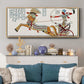 Egyptian Chariots I - Floater Framed Canvas Print