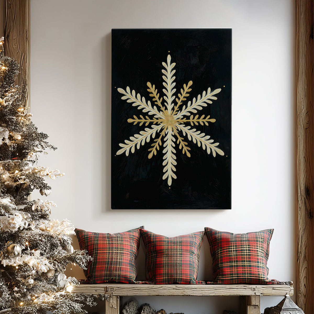 Skies of Soft Linen Whisper - Canvas Art Print