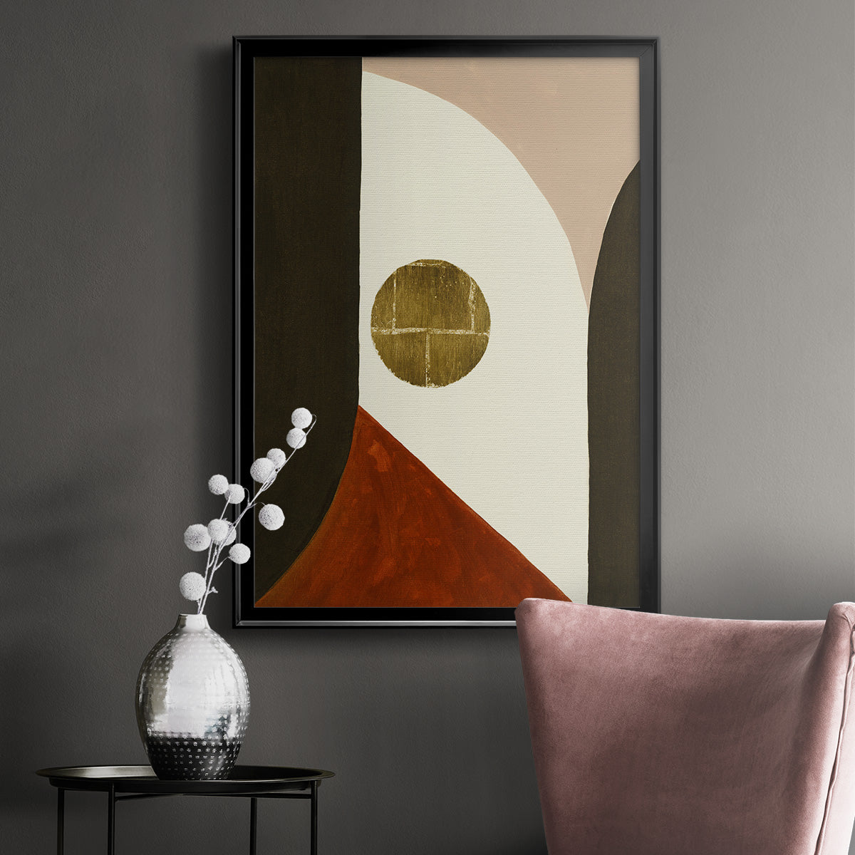 High Notes I - Modern Framed Canvas Print