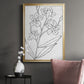 Botanical Sketch I - Modern Framed Canvas Print