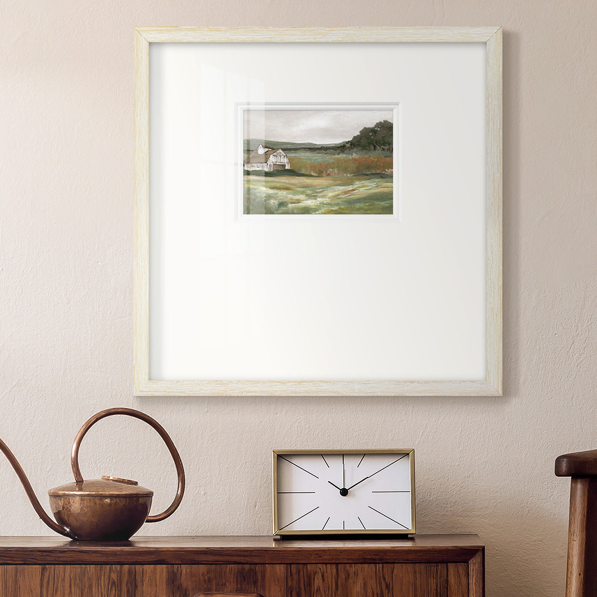 Afternoon on the Farm Premium Framed Print Double Matboard