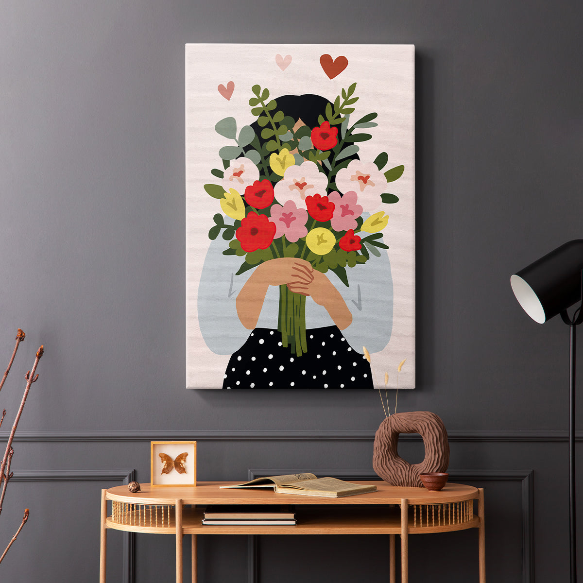 Darling Valentine Collection B - Canvas Art Print