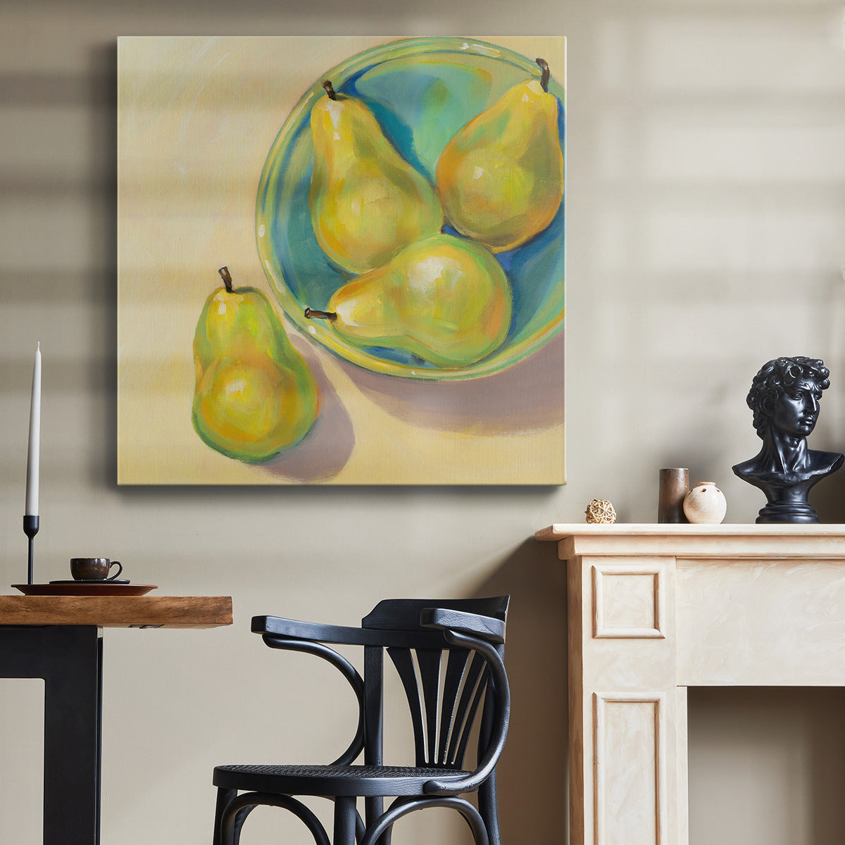 Fruit Bowl Trio III-Premium Gallery Wrapped Canvas - Ready to Hang