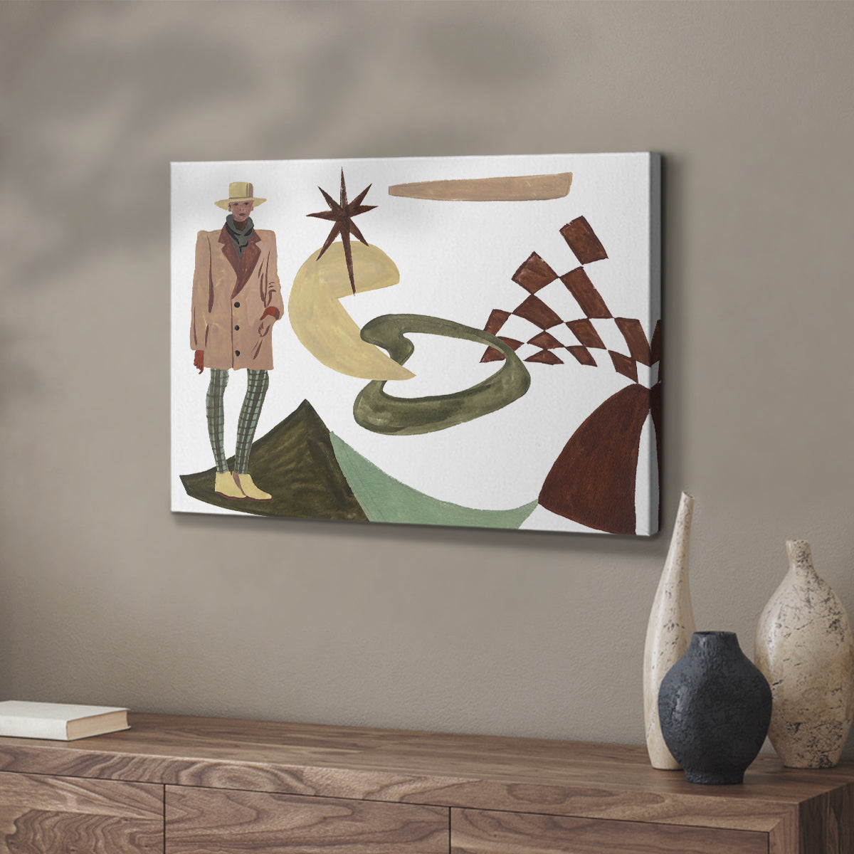 Vintage Vibes IV - Canvas Art Print