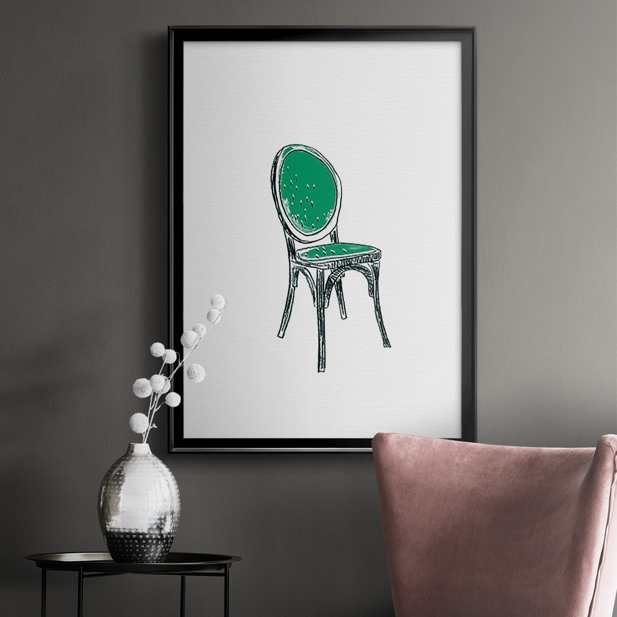 Take a Seat VIII - Modern Framed Canvas Print