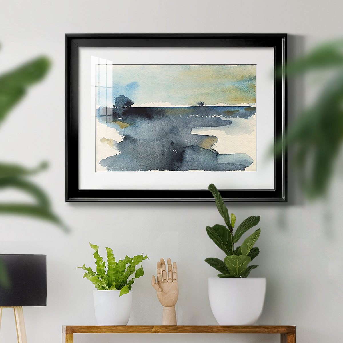 Upheval IV Premium Framed Print - Ready to Hang