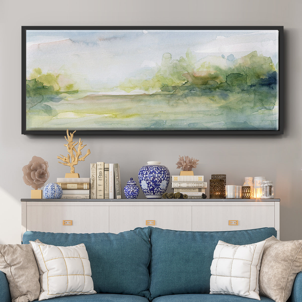 Clear Day - Floater Framed Canvas Print