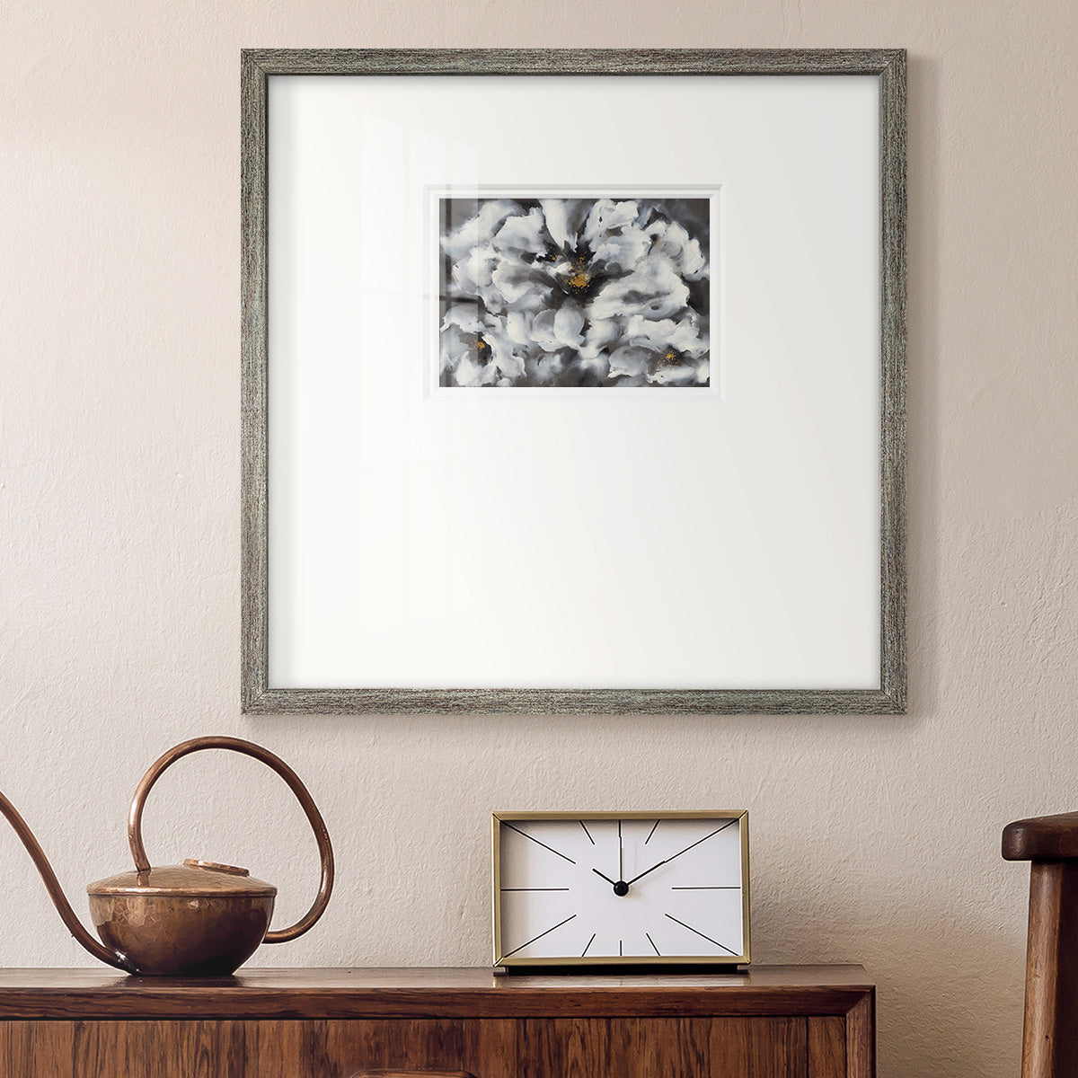 Peonia Premium Framed Print Double Matboard