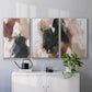 Unbleached Neutrals I - Framed Premium Gallery Wrapped Canvas L Frame 3 Piece Set - Ready to Hang