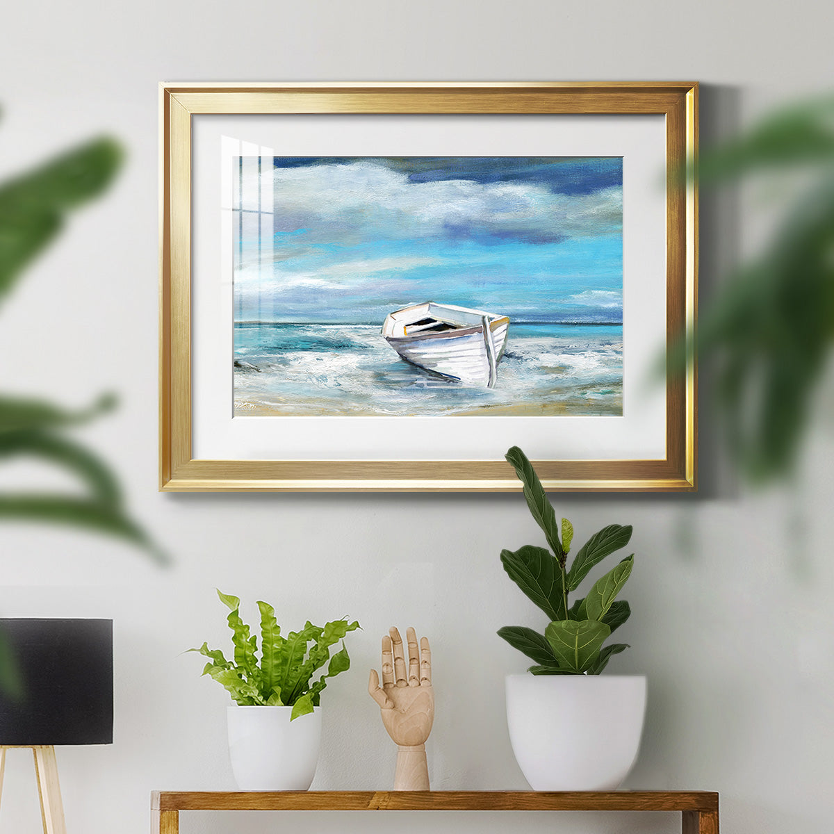 Classic Coast - Modern Framed Art Print