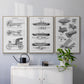 Industrial Flight - Floater Framed Canvas Set