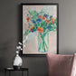 Painterly Soft Bouquet II - Modern Framed Canvas Print