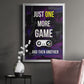 Gamer at Play II - Modern Framed Canvas Print