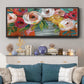 Color Burst I - Floater Framed Canvas Print