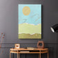 Green and Gold Pieced Landscape I - Canvas Art Print