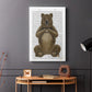 Bear and Hand Heart - Canvas Art Print
