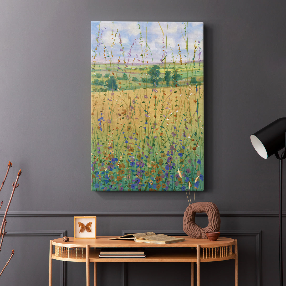 Wildflower Path II - Canvas Art Print