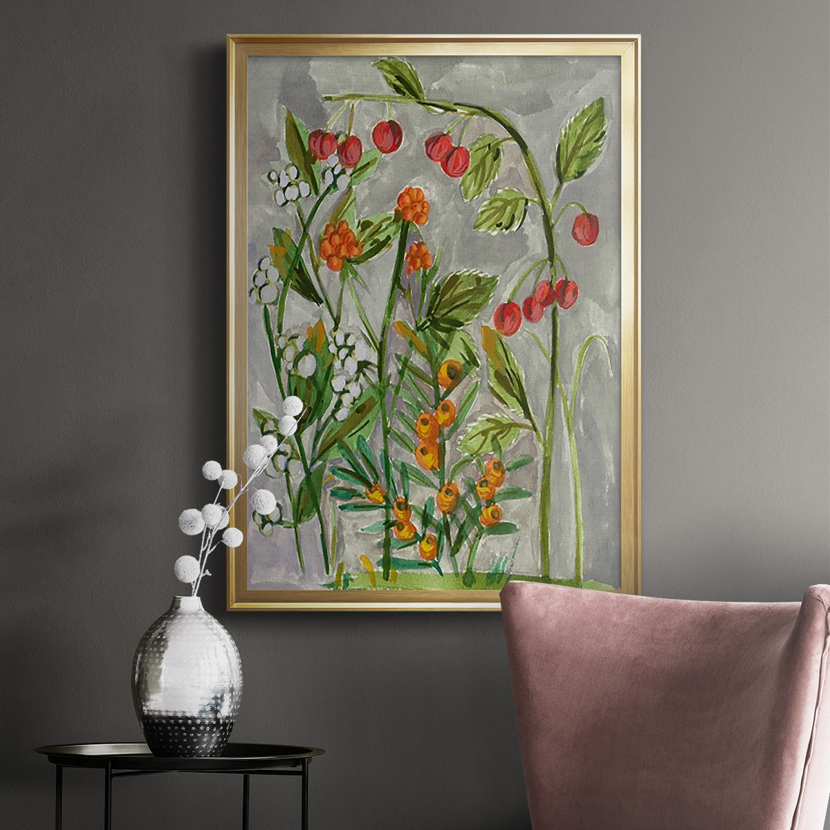 Dear Nature I - Modern Framed Canvas Print