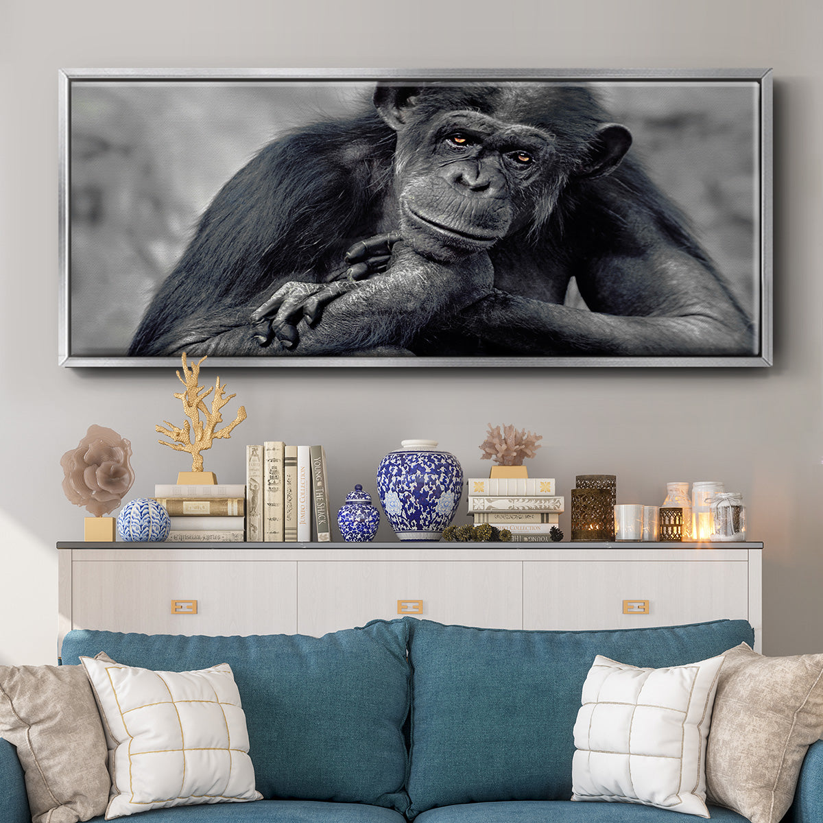 Captivated - Floater Framed Canvas Print