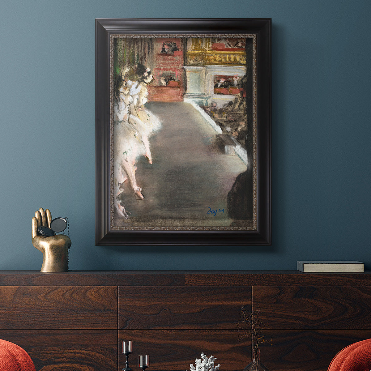 Dancers at the Old Opera House - Ornate Framed Canvas Print