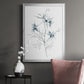 Indigo Sketch II - Modern Framed Canvas Print