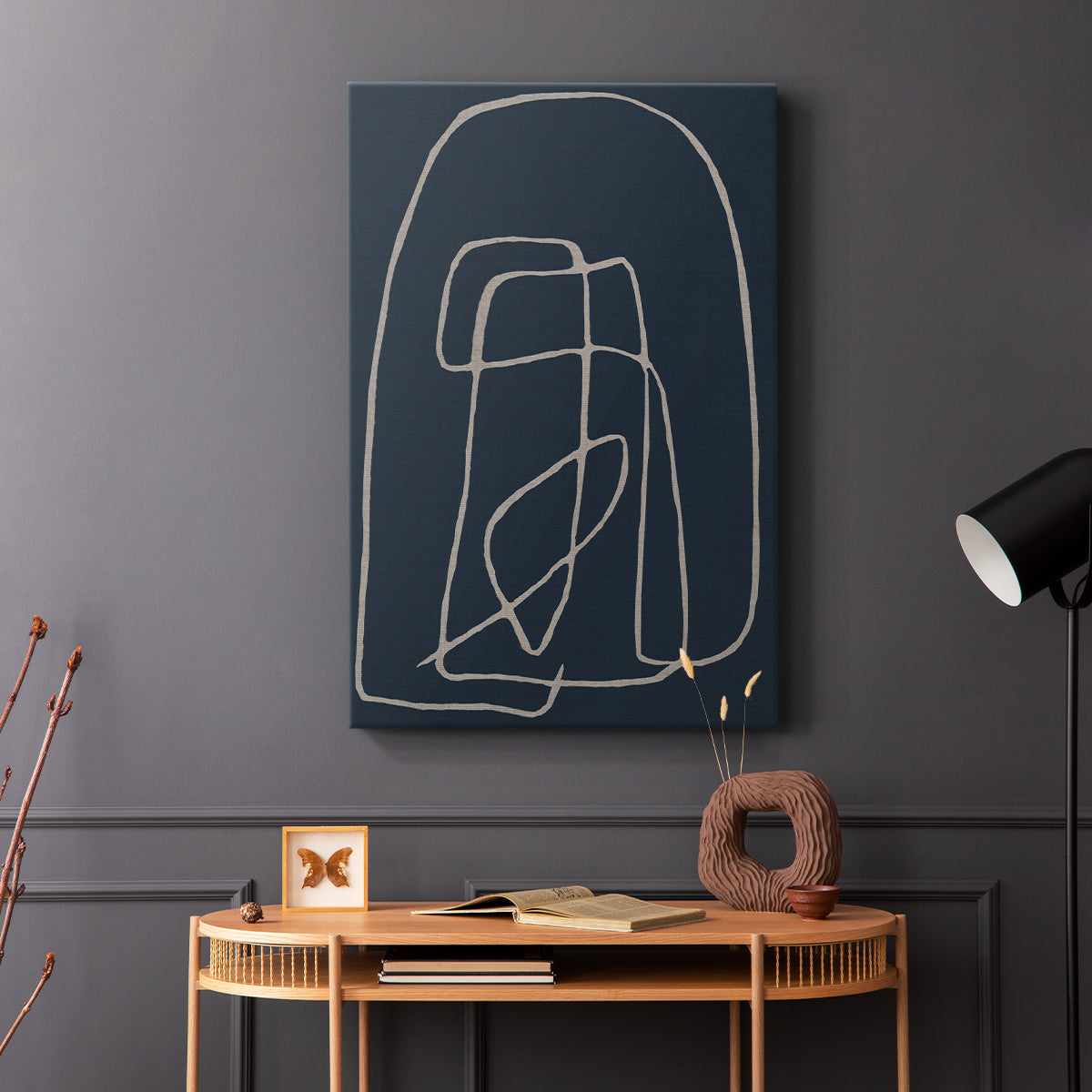 Shapes and Night Sky I - Canvas Art Print