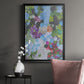 Iris Garden - Modern Framed Canvas Print
