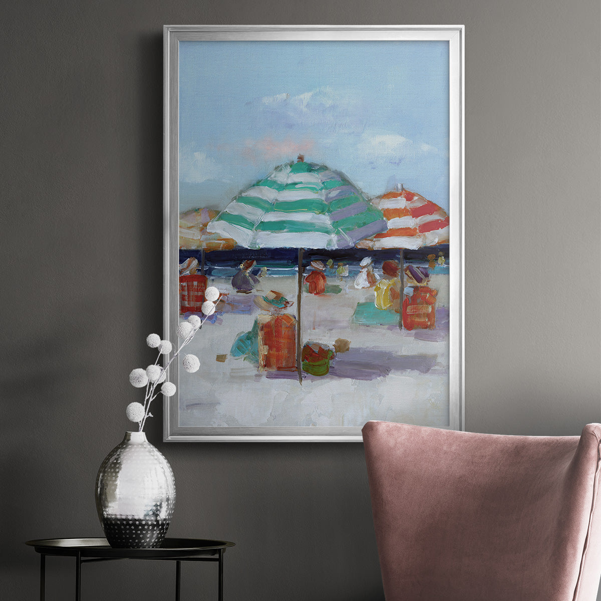 A Day Dream I - Modern Framed Canvas Print