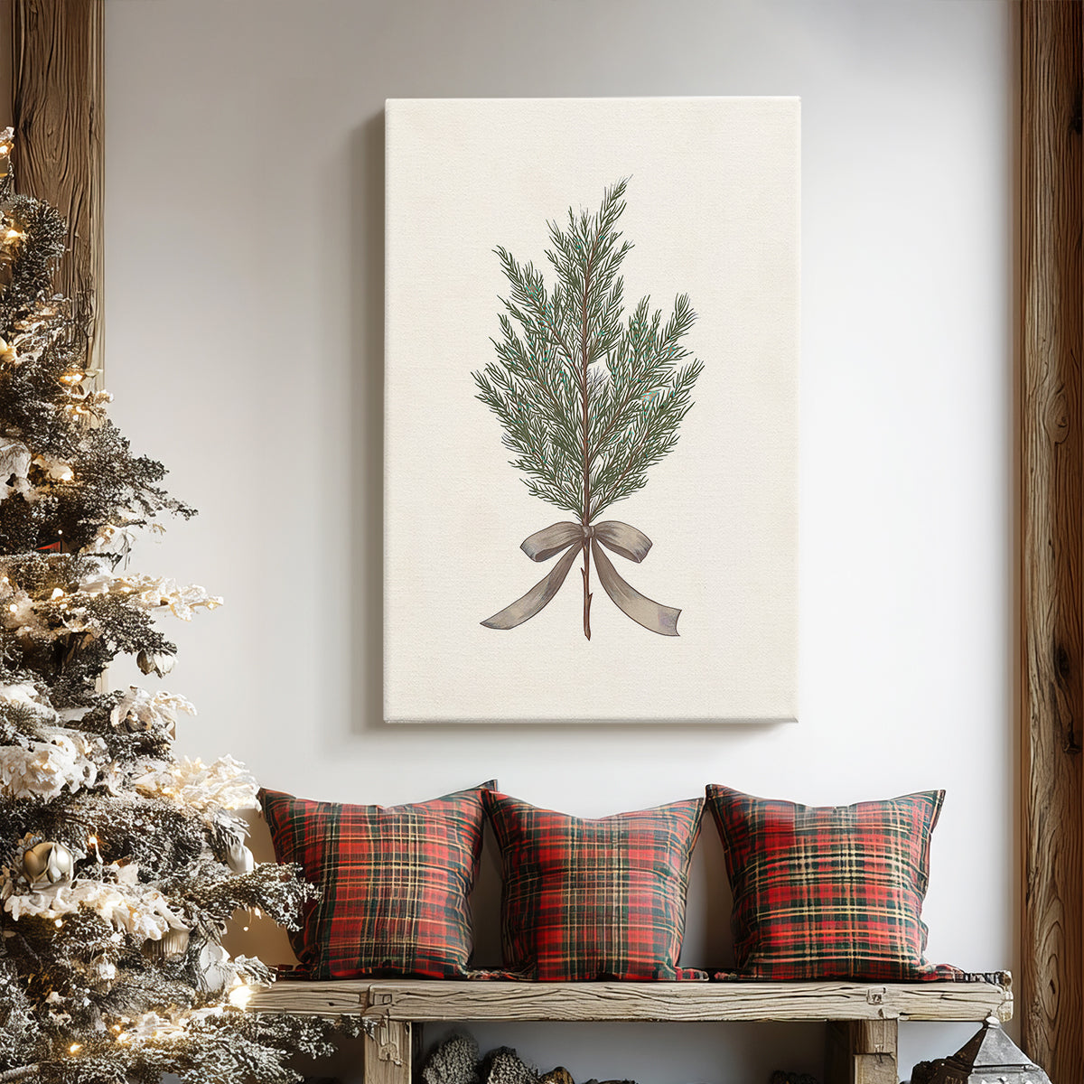 Twilight of Frostlit Bells - Canvas Art Print