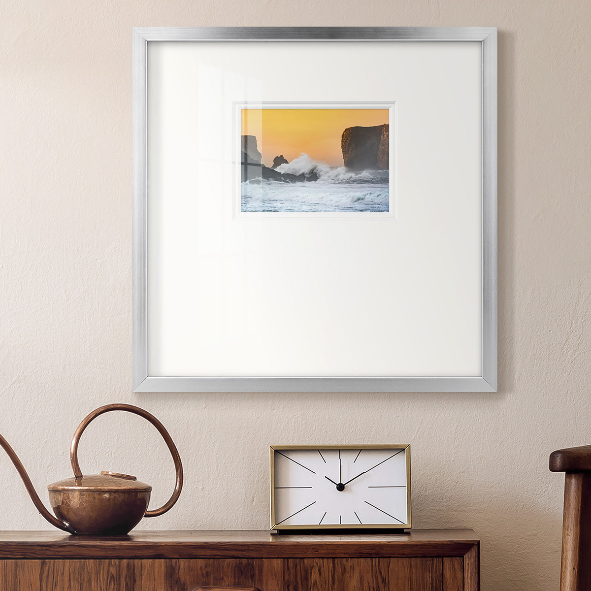 Spray Premium Framed Print Double Matboard