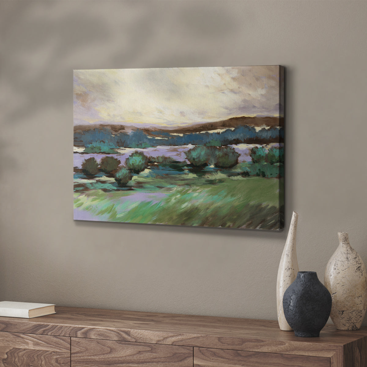 Sunny Desert Floor - Canvas Art Print