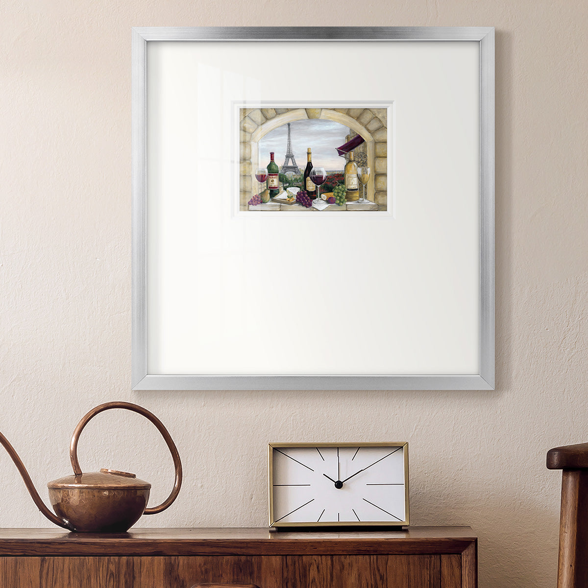 Paris Delight Premium Framed Print Double Matboard