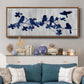 Indigo Hangout - Floater Framed Canvas Print