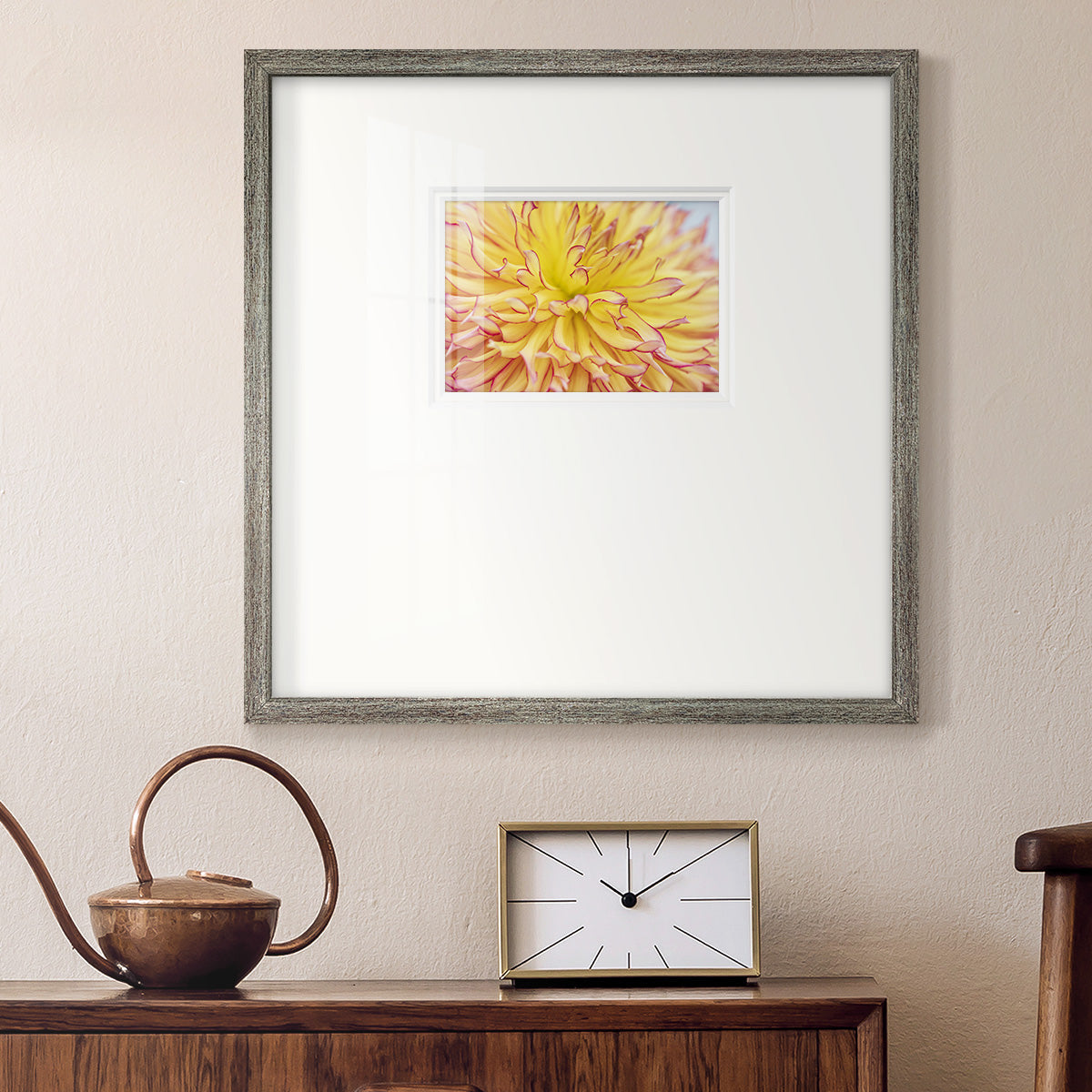 Blooms III- Premium Framed Print Double Matboard