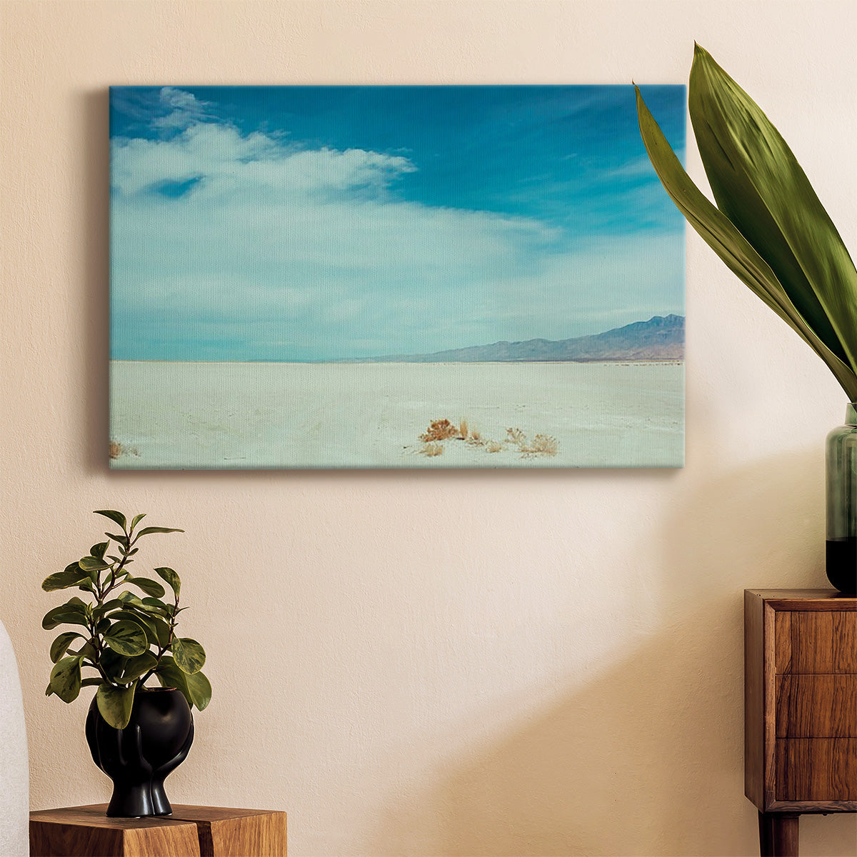 Salt Flat Walk I Premium Gallery Wrapped Canvas - Ready to Hang