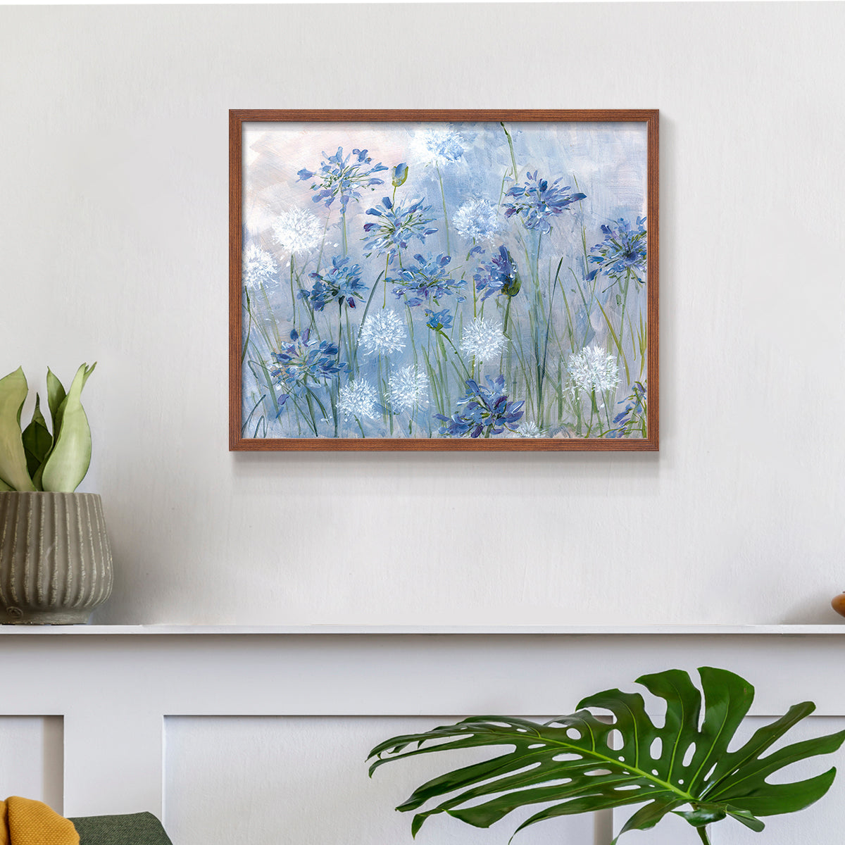 44430,flowers,art,blue,white,painting,framed artwork,nature,field,floral,decor,serene,canvas,landscape,home,interior,decoration,botanical,garden,spring,summer,colorful,creative,acrylic,blooming,fresh,petals,green,texture,beauty,arrangement,outdoor,delicate,lively,impressionistic,composition,peaceful,cheerful,modern art,design,Re-stickable,Animals